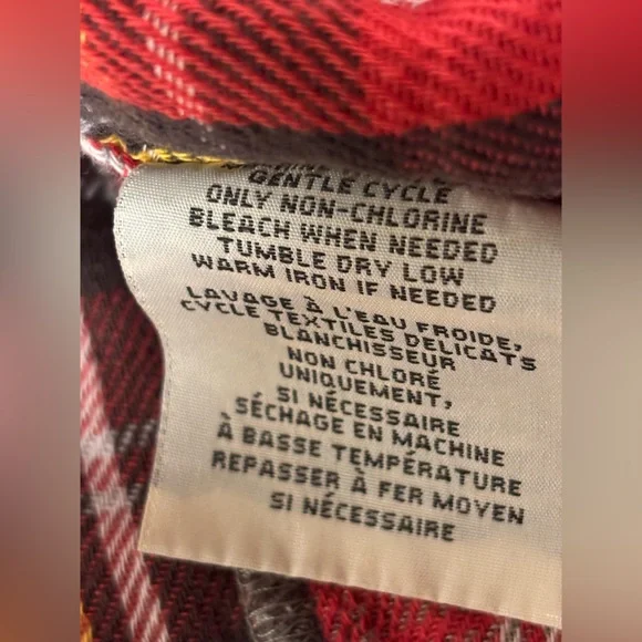 Ralph Lauren Denim & Supply Patchwork Plaid Vintage Preppy Button Front Shirt M - Picture 8 of 9